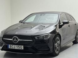 Svart Begagnad 2021 Mercedes CLA200 Shooting Brake AMG line Kombi | 269 900 kr (Marknadspris)