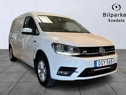 Vit Begagnad 2020 VW Caddy Minibuss | 129 990 kr
