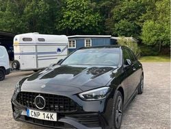 Svart Begagnad 2022 Mercedes C300e AMG line Kombi | 459 000 kr (Dyr)