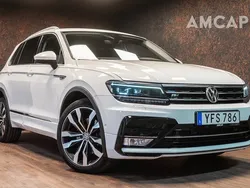 Vit Begagnad 2017 VW Tiguan R-line SUV | 258 500 kr