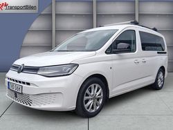Vit Begagnad 2022 VW Caddy Maxi Life Minibuss | 399 000 kr