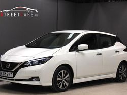 Vit Begagnad 2021 Nissan Leaf 360º Halvkombi | 159 900 kr (Marknadspris)