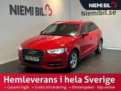 Röd Begagnad 2015 Audi A3 Sportback Attraction Halvkombi | 149 900 kr (Marknadspris)