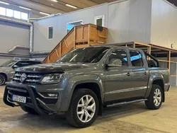 Grå (gråmetallic) Begagnad 2018 VW Amarok Highline Pickup | 289 900 kr (Marknadspris)