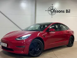 Röd Begagnad 2019 Tesla Model 3 Long Range Sedan | 249 800 kr (Lite dyr)