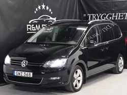 Svart Begagnad 2011 VW Sharan Minibuss | 124 800 kr (Marknadspris)
