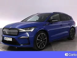 Blå Begagnad 2022 Skoda Enyaq iV SportLine SUV | 429 900 kr (Marknadspris)