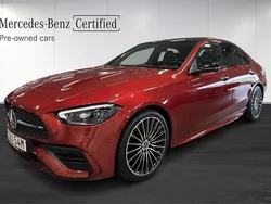 Svart Begagnad 2022 Mercedes C300 AMG Sedan | 478 900 kr