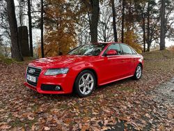 Röd Begagnad 2009 Audi A4 Sedan | 64 900 kr (Marknadspris)