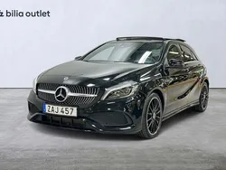 Svart Begagnad 2017 Mercedes A180 AMG Halvkombi | 189 900 kr (Marknadspris)