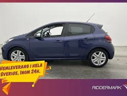 Mörkblå Begagnad 2016 Peugeot 208 Halvkombi | 89 700 kr (Bra pris)