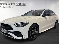 Vit Begagnad 2023 Mercedes C300e AMG Kombi | 509 900 kr (Bra pris)