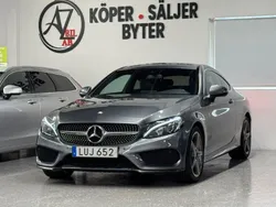Grå Begagnad 2016 Mercedes C220 AMG line Sportkupé | 224 900 kr (Marknadspris)