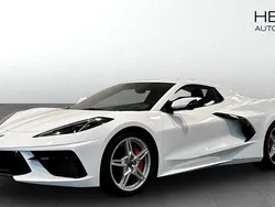 Vit (white) Ny 2024 Chevrolet Corvette Stingray Cab | 1 453 880 kr (Lite dyr)