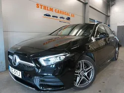 Svart Begagnad 2021 Mercedes A250 AMG Halvkombi | 309 900 kr (Marknadspris)