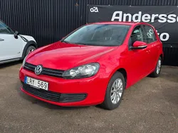 Röd Begagnad 2011 VW Golf VI Halvkombi | 64 900 kr (Marknadspris)