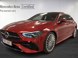 Röd Begagnad 2024 Mercedes CLA200 Shooting Brake Advanced Plus Kombi | 379 000 kr (Marknadspris)