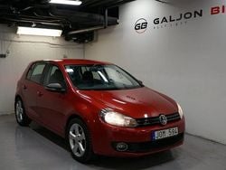 Röd Begagnad 2009 VW Golf VI Halvkombi | 48 000 kr (Marknadspris)