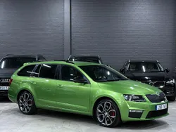 Grön Begagnad 2015 Skoda Octavia RS Kombi | 119 900 kr (Marknadspris)