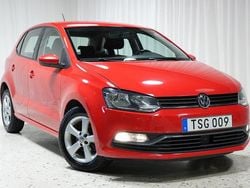Röd Begagnad 2015 VW Polo Halvkombi | 56 900 kr (Bra pris)