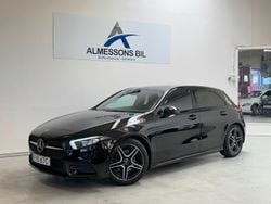 Svart Begagnad 2019 Mercedes A180 AMG Halvkombi | 249 900 kr (Marknadspris)