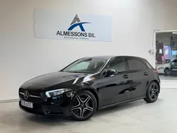Svart Begagnad 2019 Mercedes A180 AMG Halvkombi | 229 900 kr (Marknadspris)
