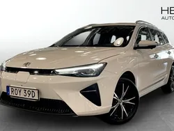 Vit (white) Begagnad 2022 MG MG5 EV Kombi | 229 900 kr (Bra pris)
