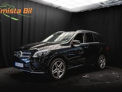Svart Begagnad 2016 Mercedes GLE250 AMG SUV | 278 900 kr