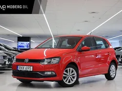 Röd Begagnad 2016 VW Polo Halvkombi | 89 900 kr (Marknadspris)