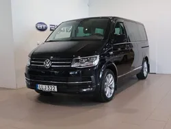 Svart Begagnad 2016 VW Multivan Highline Minibuss | 438 900 kr (Marknadspris)