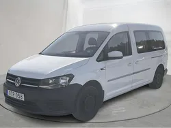 Vit Begagnad 2017 VW Caddy Minibuss | 109 000 kr