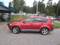 Mörkröd Begagnad 2008 Mitsubishi Outlander SUV | 49 500 kr (Marknadspris)