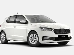 Vit Ny 2025 Skoda Fabia Selection Halvkombi | 214 900 kr (Marknadspris)