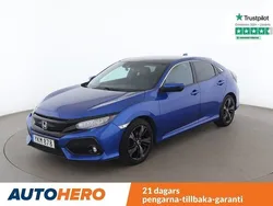 Blå Begagnad 2017 Honda Civic Executive Halvkombi | 179 000 kr (Lite dyr)