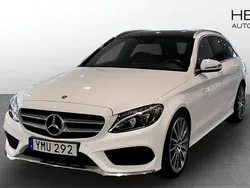 Vit (white) Begagnad 2018 Mercedes C220 AMG line Kombi | 249 900 kr (Marknadspris)
