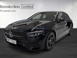 Svart (black) Begagnad 2023 Mercedes A200 Advanced Plus Halvkombi | 349 900 kr