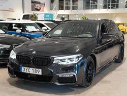 Svart Begagnad 2018 BMW 530 M Sport Kombi | 299 900 kr (Bra pris)