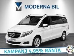 Vit Begagnad 2018 Mercedes V250 Avantgarde Minibuss | 379 900 kr (Bra pris)