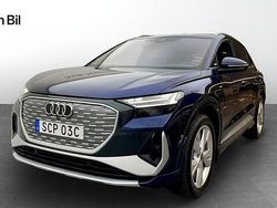Navarrablå metallic Begagnad 2024 Audi Q4 e-tron S-Line SUV | 579 000 kr (Marknadspris)