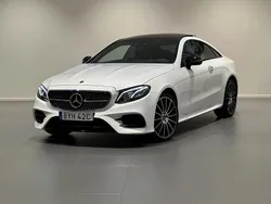 Vit Begagnad 2019 Mercedes E220 AMG line Sportkupé | 383 000 kr (Superpris)