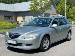 Grå Begagnad 2005 Mazda 6 Exclusive-Line Kombi | 16 900 kr (Bra pris)