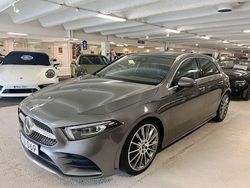 Mörkgrå (mountain gråmetallic) Begagnad 2021 Mercedes A200 AMG Halvkombi | 339 900 kr