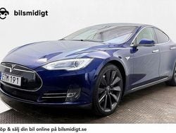 Blå Begagnad 2015 Tesla Model S Sedan | 249 800 kr