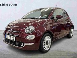 Röd Begagnad 2017 Fiat 500 Halvkombi | 89 900 kr (Marknadspris)