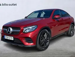 Röd Begagnad 2016 Mercedes GLC350 AMG line Sportkupé | 349 900 kr (Bra pris)