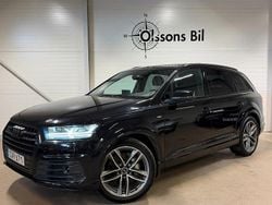 Svart Begagnad 2018 Audi Q7 S-Line SUV | 439 900 kr (Marknadspris)