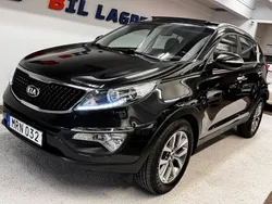 Svart Begagnad 2015 Kia Sportage SUV | 106 900 kr (Marknadspris)