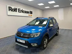 Ljusblå Begagnad 2020 Dacia Sandero Stepway Halvkombi | 109 500 kr (Bra pris)