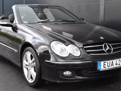Svart Begagnad 2006 Mercedes CLK200 Avantgarde Cab | 107 000 kr (Bra pris)
