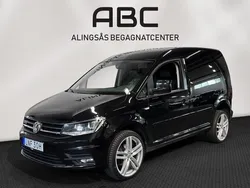 Svart Begagnad 2020 VW Caddy Minibuss | 239 000 kr (Marknadspris)